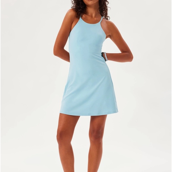 NWT Girlfriend Collective Naomi workout dress dew drop size M - Picture 1 of 6